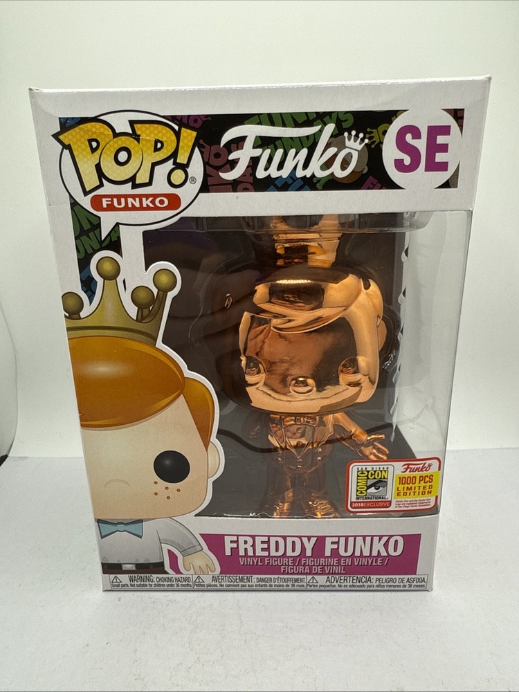 Funko Pop! Freddy Funko SE Chrome Copper Orange 1000 pcs SDCC 2018 Exclusive
