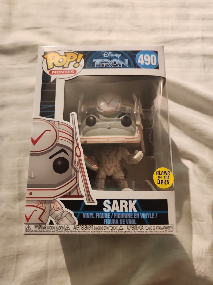 Funko Pop! MOVIES Disney TRON “Sark” Glow in the Dark #490 Vinyl Figure. New