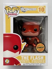 The Flash #10 (2010) OG release Metallic Chase Funko Pop! Heroes | 10 Yellow Box