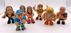 WWE Funko Mystery Mini Lot. 7 Figures: John Cena, The Rock, Others SERIES ONE
