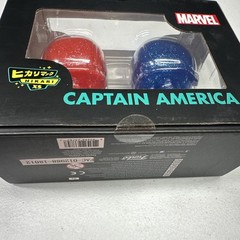 Marvel Captain America Hikari Limited Edition Blue Red Glitter Vinyl Figure Set
