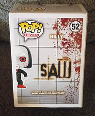 NEW NIB Funko Pop! Movies SAW BILLY #52 Horror Vinyl Figure Vaulted READ