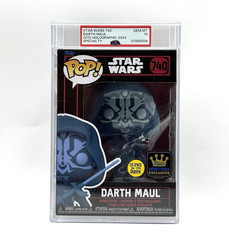 Darth Maul Star Wars 740 GITD Funko Pop! Specialty Series Exclusive PSA 10 GEM