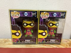 Funko Pops Robin 377 And Robin 377 Future City Black light