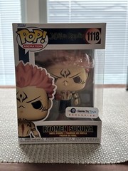 RYOMEN SUKUNA WITH HEART GALACTIC TOYS EXCLUSIVE JUJUTSU KAISEN FUNKO POP!