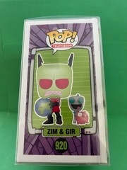 Funko Pop! HOT TOPIC EXCLUSIVE INVADER ZIM #920 ZIM & GIR WITH SOFT PROTECTOR