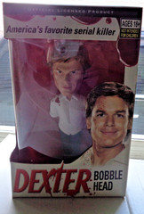 DEXTER OFFICIAL BOBBLEHEAD 2008 Rare New in box, TOY FIGURE BIFBANGPOW! SHOWTIME