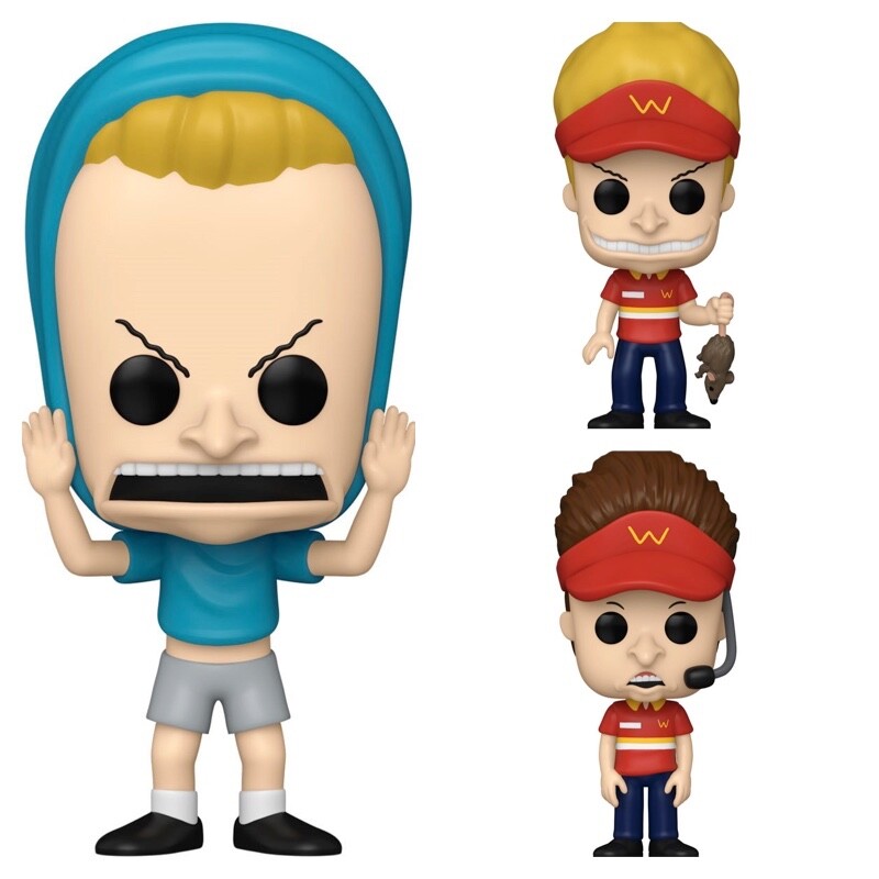 FUNKO TV • GenX • Beavis + Butt-Head (Set #1591 #1592 #1593) w/Pro • Ships Free