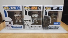 Funko Pop-Star Wars-(set of 3)-Stormtrooper#5,Clonetrooper#21,Deathtrooper#154