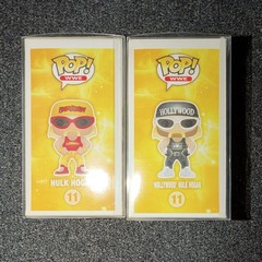 Funko Pop! WWE Hulk Hogan & Hollywood Hulk Hogan #11 2-Pack Vinyl w/ Protector
