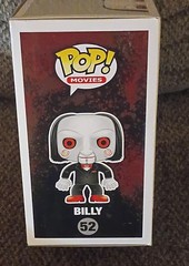 NEW NIB Funko Pop! Movies SAW BILLY #52 Horror Vinyl Figure Vaulted READ
