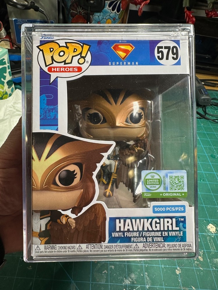 Funko Pop! DC Superman HAWKGIRL 579 LE 5000 Hard Case SOLD OUT