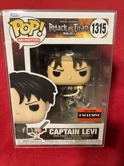 Funko Pop Captain Levi #1315 Attack on Titan AAA Anime Exclusive w/ BoxProtector