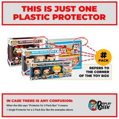 Pop Protector for 2 Pack Count Dooku vs Anakin Skywalker Funko Pop