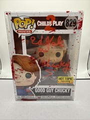 Funko Pop! Good Guy Chucky #829 Child’s Play 2 Auto by Ed Gale JSA