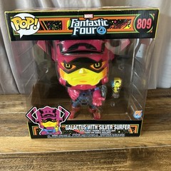 Marvel Funko Pop! Galactus with Silver Surfer #809 (Black Light Neon) IN HAND