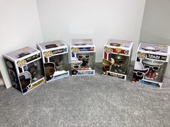 Lot of 5 Funko POP! Rocks Rapper T-Pain 395 Tupac 387 Flavor Flav 310 +214+275