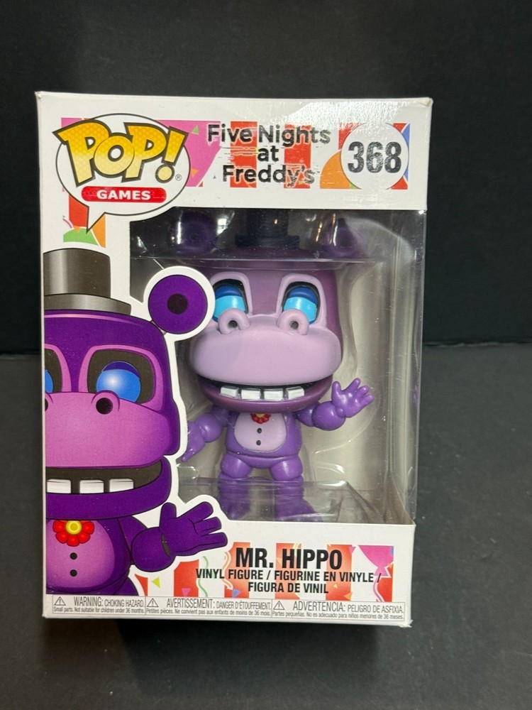 Funko Pop Games FNAF Mr Hippo 368 Five Nights Freddy’s Action Figure Vinyl NEW