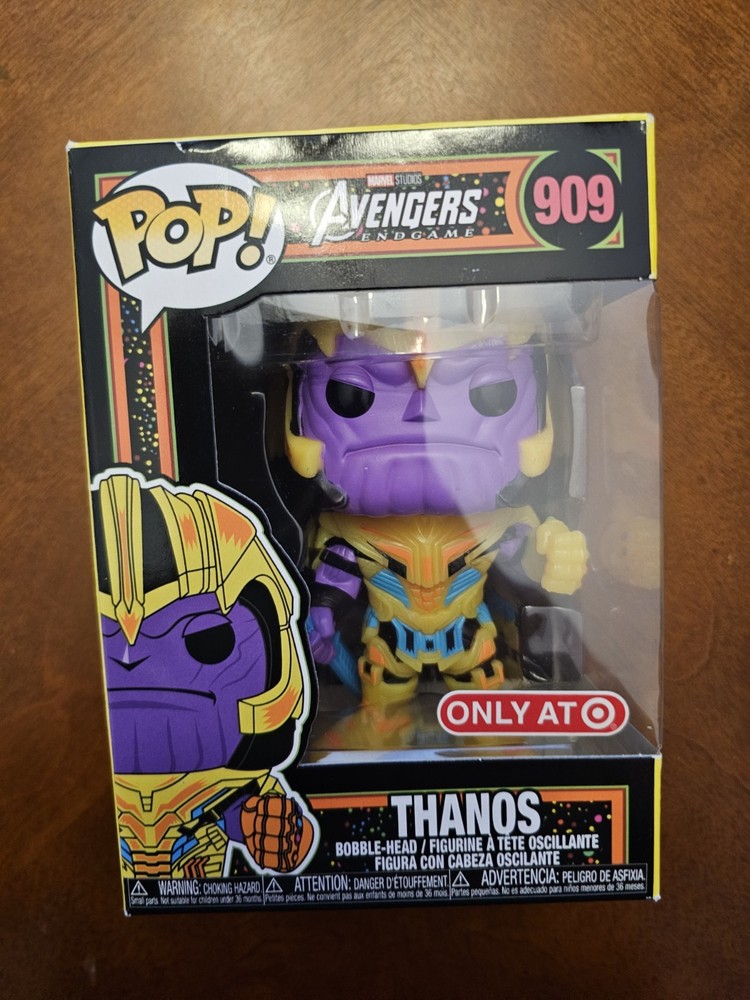 Funko POP! Avengers Endgame – Thanos BLACK LIGHT – #909 (Target Exclusive)
