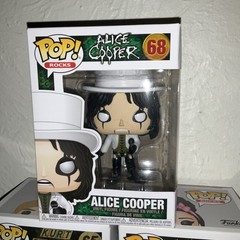 Funko Pop! Rocks #68 Alice Cooper Vinyl Figure Vaulted Retired