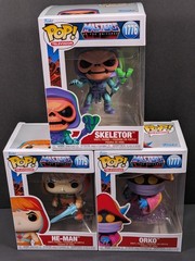 2026 Funko Pop! TV – Masters of the Universe – HE-MAN, SKELETOR & ORKO ~ NEW!