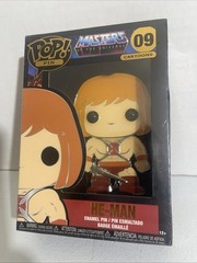 Funko Masters of the Universe POP! He-Man Large Enamel Pin 09 Cartoons 2021 New