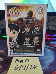 Funko Pop Attack on Titan Captain Levi Figure (AAA Anime Exclusive)