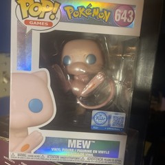 Funko Pop Mew Pearlescent Pokemon Center Exclusive # 643 Special Edition