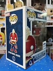 Funko Pop! Marvel: Captain Marvel [Masked] #154 – GTS Exclusive w/ Protector