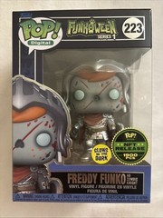 Funko Pop! Freddy Funko as Zombie Knight #223 Glow In The Dark w/ soft protector