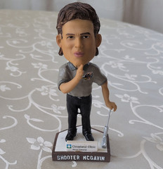 Akron Rubber Ducks Shooter McGavin Golf Bobblehead In Original Packaging.