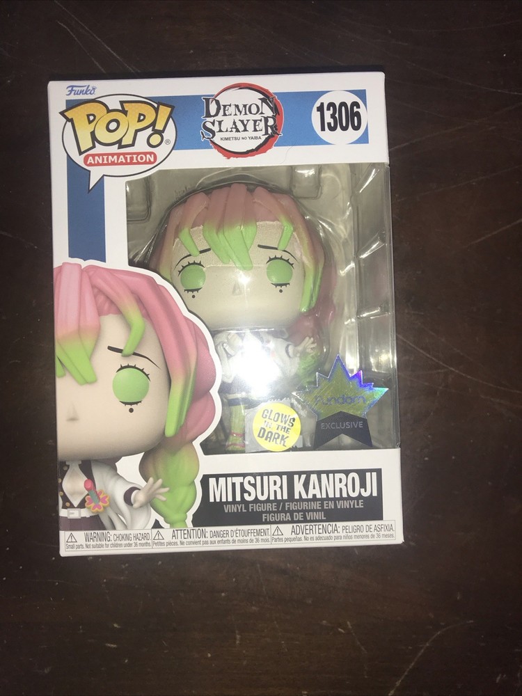 Funko Pop Demon Slayer Mitsuri Kanroji #1306 GITD Fandom Exclusive