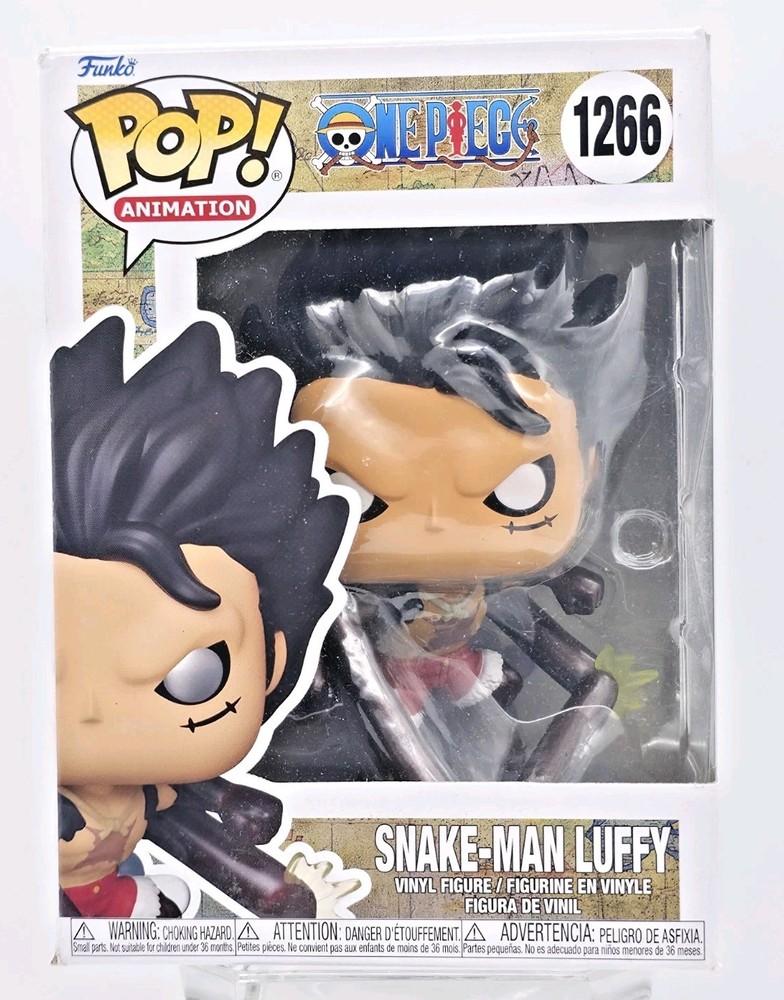 Snake-Man Luffy 1266 Funko Pop One Piece Animation Vinyl Figure w/Protector