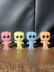 Funko Pop Sour Patch Kids Loose Figure Lot Of 4 Red Blue Yellow Orange As Pic