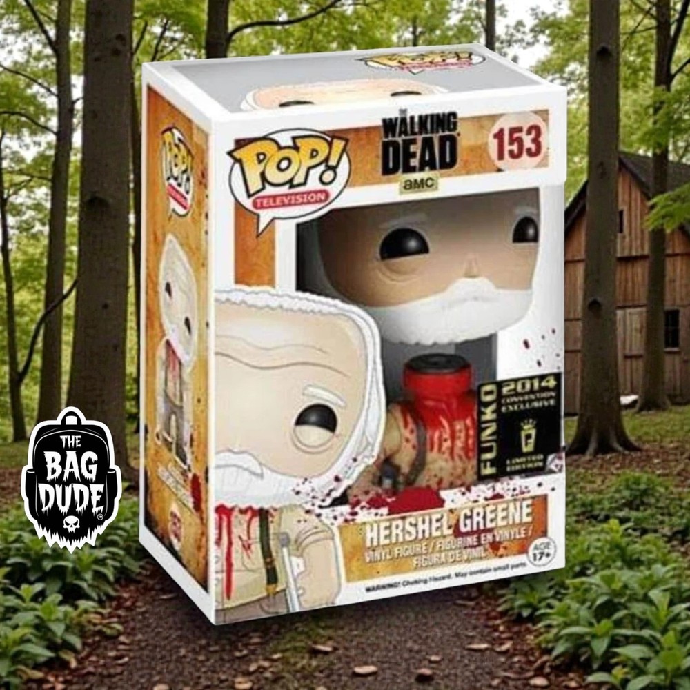 Funko Pop! The Walking Dead Hershel Greene #153 (Headless) 2014 Con Exc
