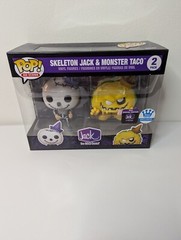 Funko Pop! Vinyl: Jack in the Box – Skeleton Jack & Monster Taco – 2 Pack