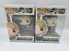 Funko Pop Lot Steve Irwin #921 & Steve Irwin With Sui #1105 Australia Zoo