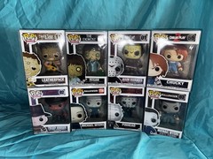 Funko Pop Lot Of 8 Horror Movie. Freddy, Michael, Regan, Pinhead, Leather face
