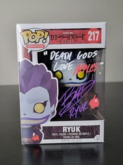 🔥Funko Pop! Death Note: Ryuk #217 Signed/Quoted Brian Drummond W/COA!🔥