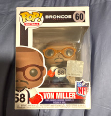 Funko Pop! Football Von Miller Broncos NFL #60 Standard Vinyl Figure