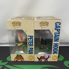 Funko Pop Disneyland Resort Anniversary Peter Pan 815 Captain Hook 816 Lot of 2