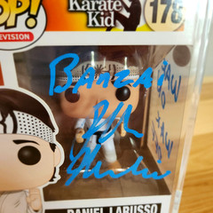⭐KARATE KID SDCC 2026: Ralph Macchio signed/quote Daniel LaRusso #178 FUNKO-COAs