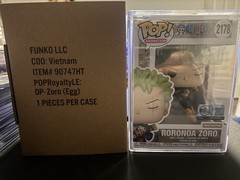 Funko Pop! Animation One Piece Roronoa Zoro Hot Topic Limited Edition 3500 Pc