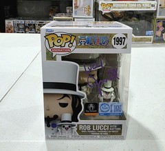 Funko Pop Rob Lucci With Hattori Toy Temple #1997 Signed by Jason Liebrecht JSA