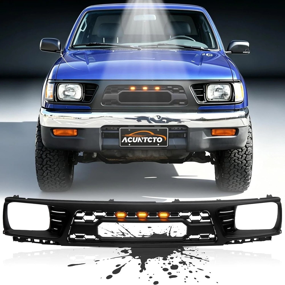 Front Grille Assembly Compatible with 1995 1996 1997 Tacoma 1St Gen, TRD Style A
