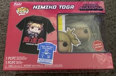 Funko Himiko Toga Unmasked 1029 and T-Shirt Bundle Size S Gamestop Exclusive
