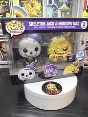 Funko Pop! Vinyl: Jack in the Box – Skeleton Jack & Monster Taco – 2 Pack
