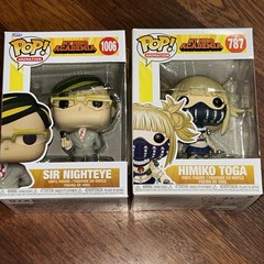 )2) Funko Pop! Vinyl: My Hero Academia – Himiko Toga #787 & Sir Nighteye #1006