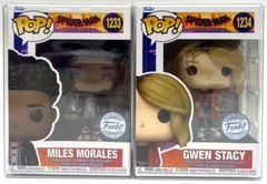 Funko Pop! Spider-Man ATSV Miles Morales #1233 Gwen Stacy #1234 Set of 2