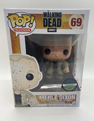 FUNKO POP WALKING DEAD BLOODY MERLE DIXON 69 BLOOD SPATTERED TBCC 2013 LIMITED